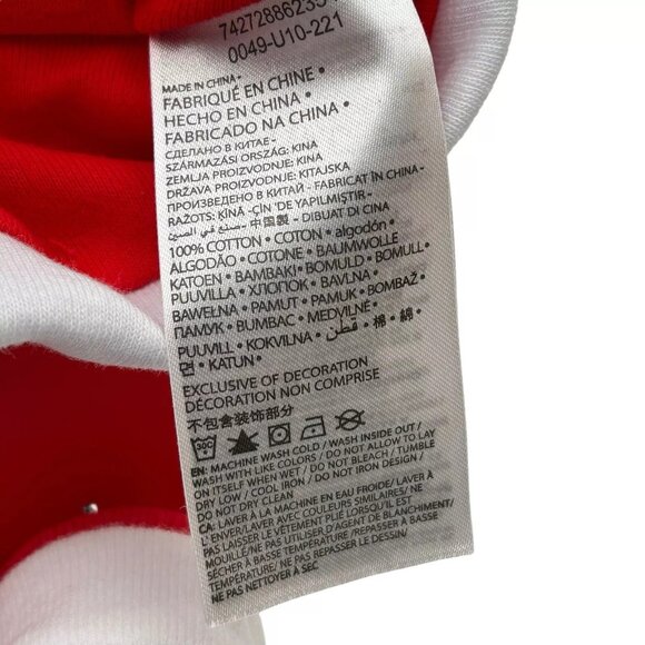 Nike Baby Boy's/Girl's Hat and Booties 2-Piece Set Size 0-6 Months Red/White - Picture 10 of 11